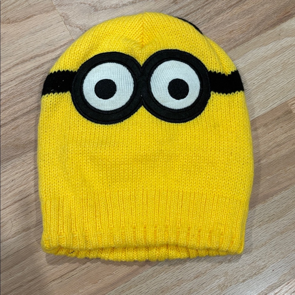 Yellow Minion Knit Beanie